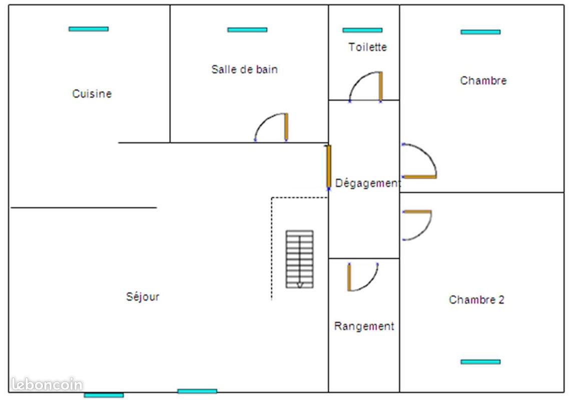 Appartement à louer, 87m², Bourlon