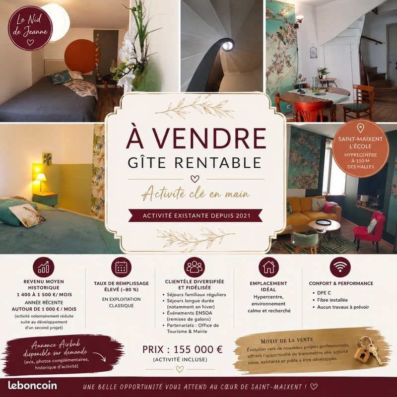 Maison à vendre, 80m², Saint-Maixent-l'Ecole