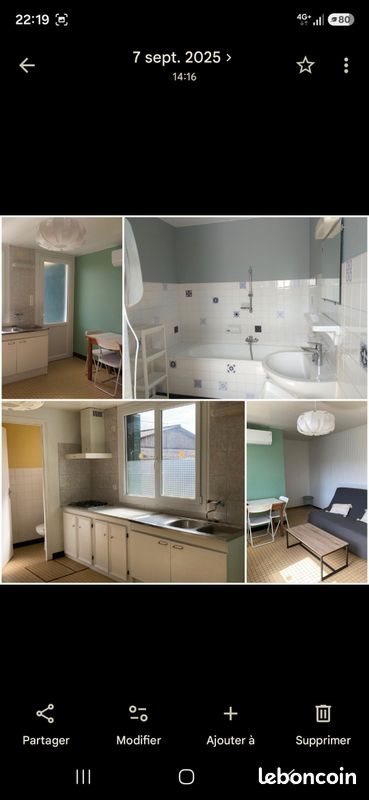 Appartement à louer, 28m², Coarraze