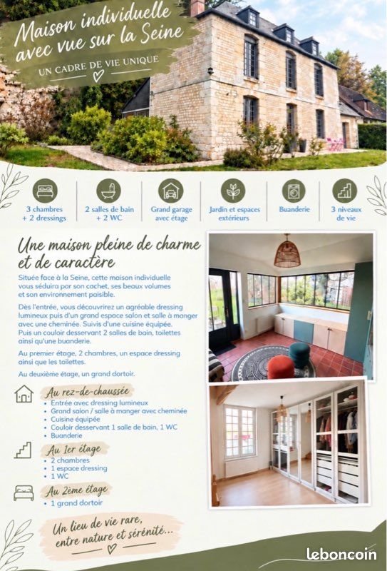 Maison à vendre, 134m², Duclair