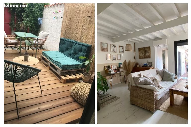 Maison à louer, 60m², Bages