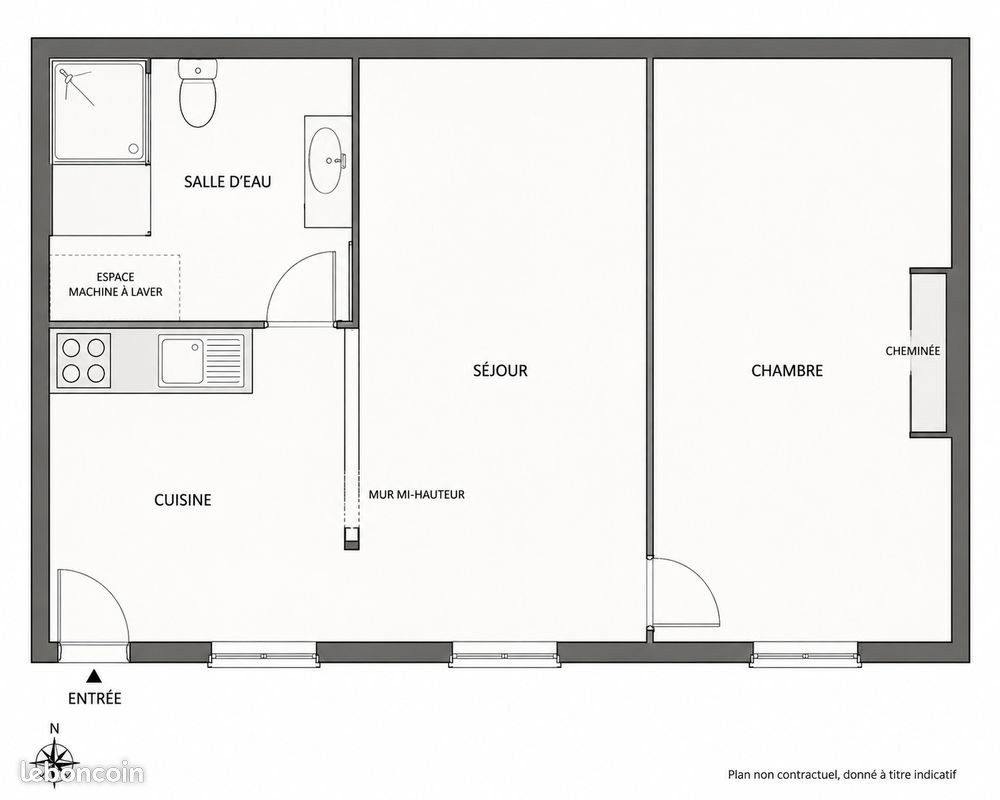 Appartement à louer, 32m², Versailles