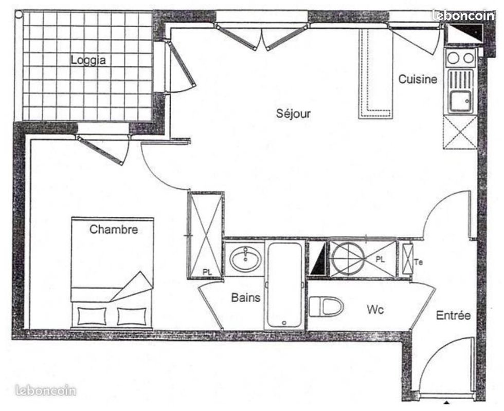 Appartement à louer, 37m², Libourne