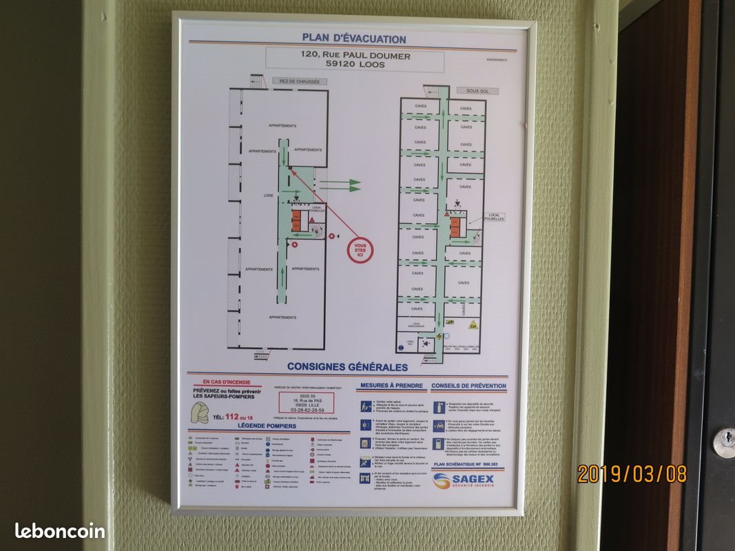 Appartement à louer, 33m², Loos