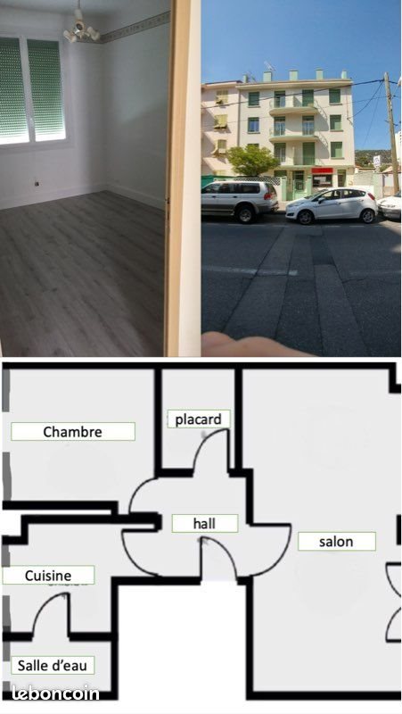 Appartement à louer, 45m², Toulon
