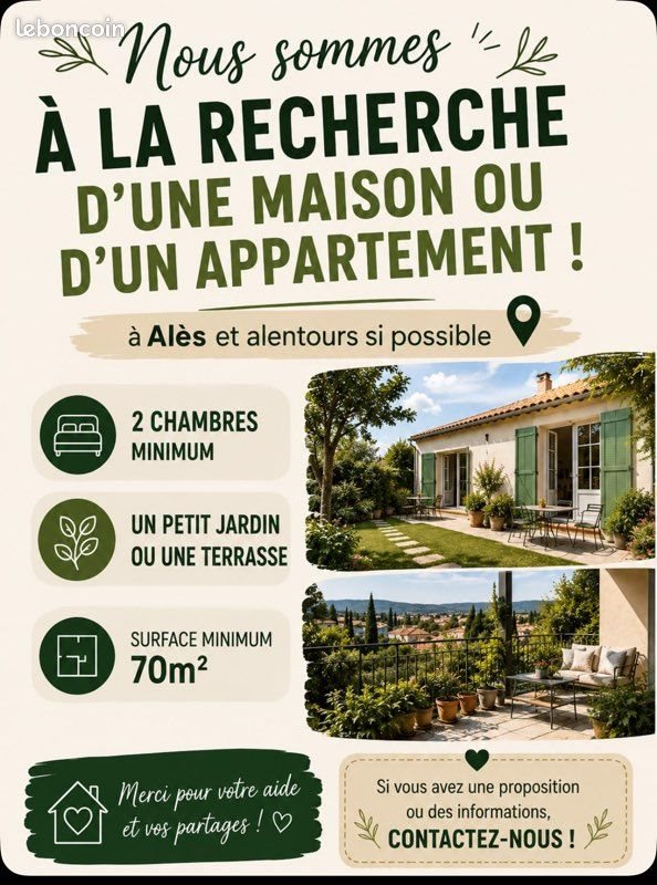 Maison à louer, 70m², Alès
