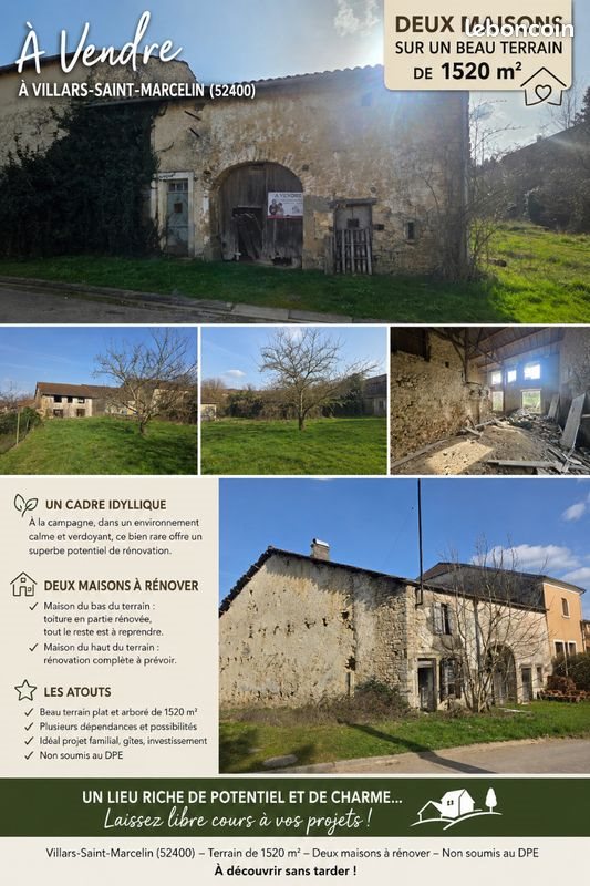 Maison à vendre, 330m², Bourbonne-les-Bains