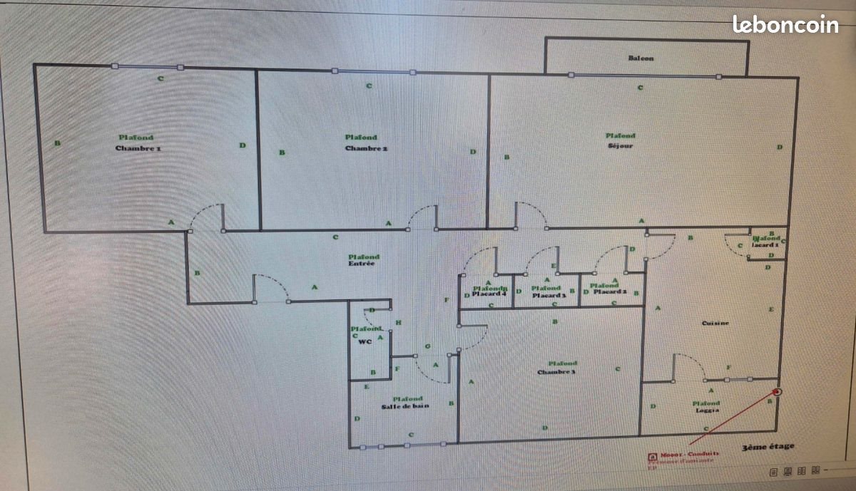 Appartement à vendre, 105m², Rennes