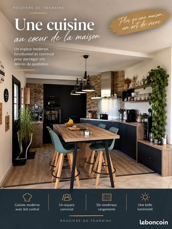 Maison à vendre, 189m², Rouziers-de-Touraine