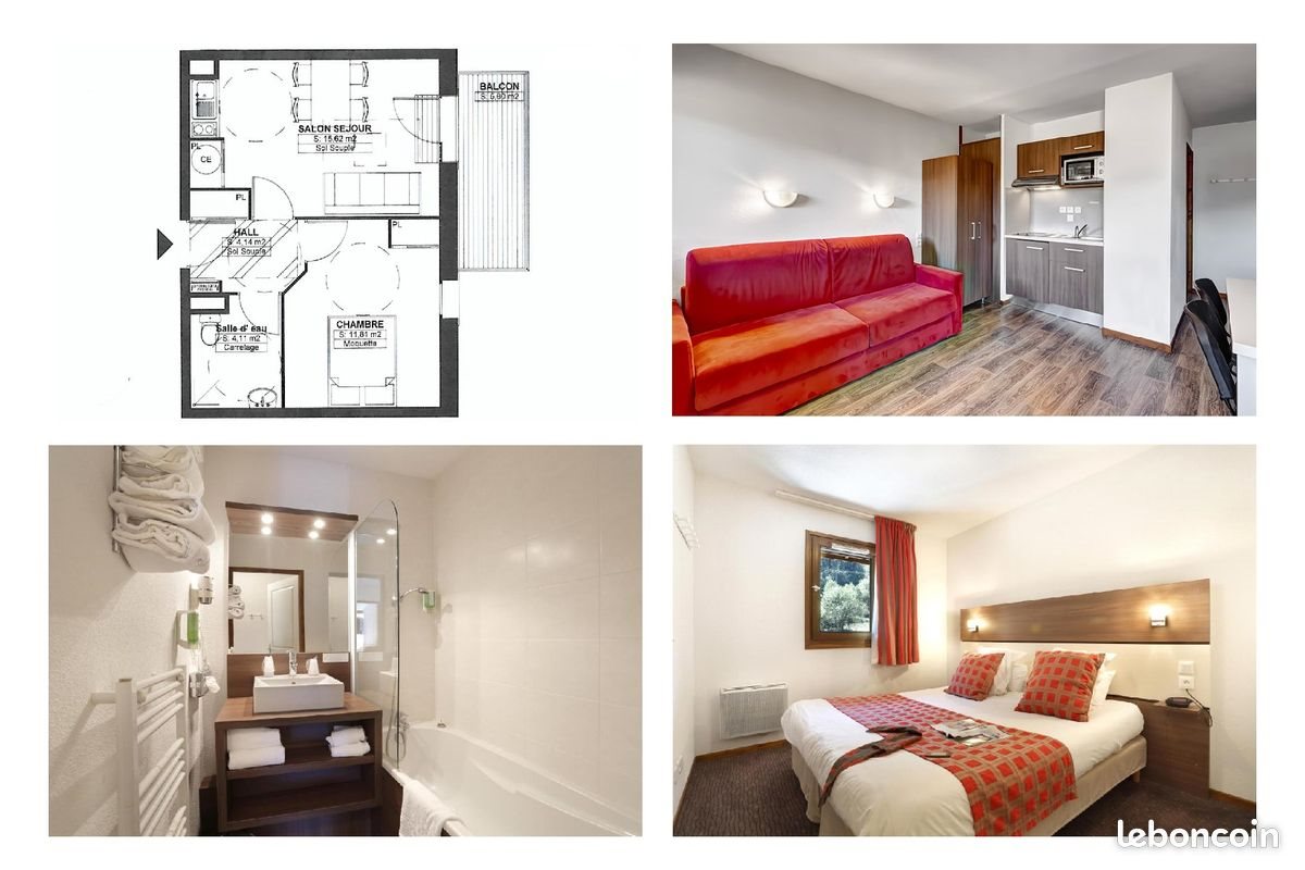 Appartement à vendre, 36m², Morillon