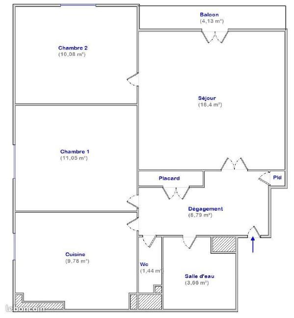 Appartement à louer, 62m², Bourg-en-Bresse