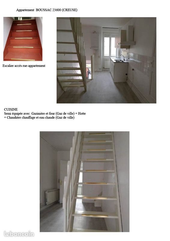 Appartement à louer, 35m², Boussac