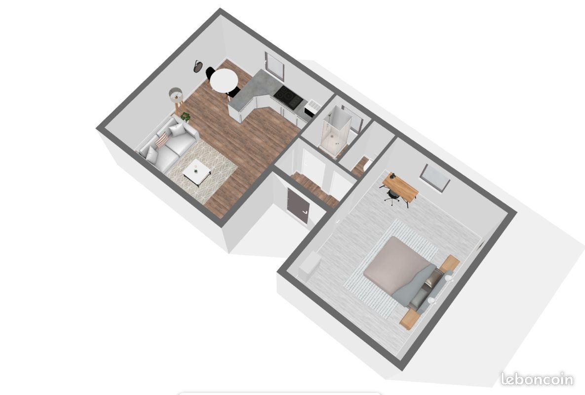 Appartement à louer, 45m², Le Mans