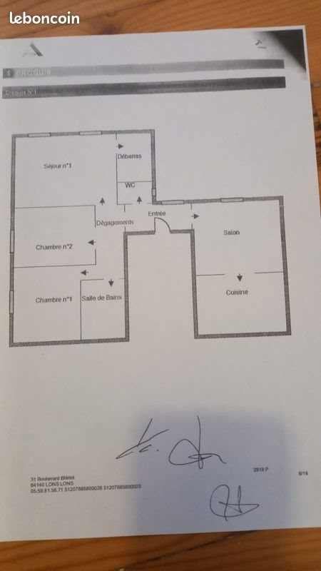 Appartement à vendre, 98m², Pau