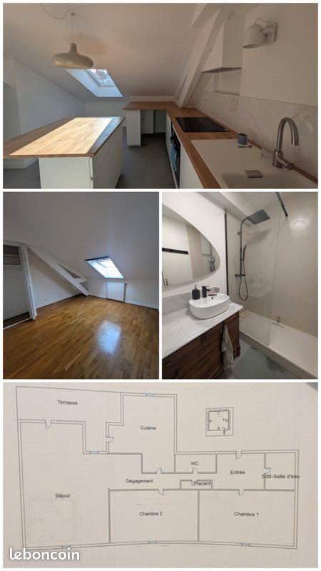 Appartement à louer, 62m², Chalon-sur-Saône