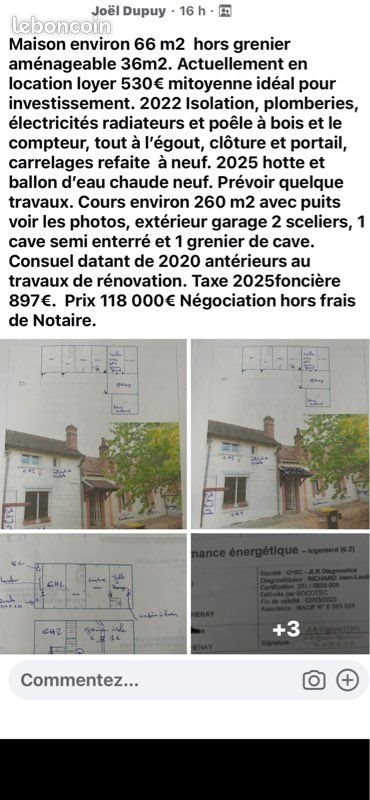 Maison à vendre, 90m², Romorantin-Lanthenay