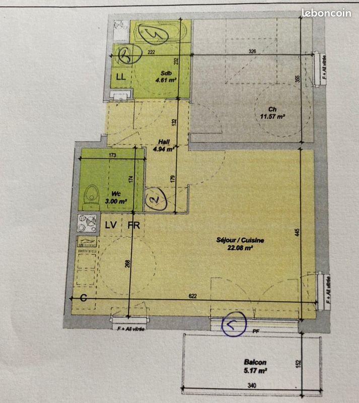Appartement à louer, 47m², Marcq-en-Baroeul