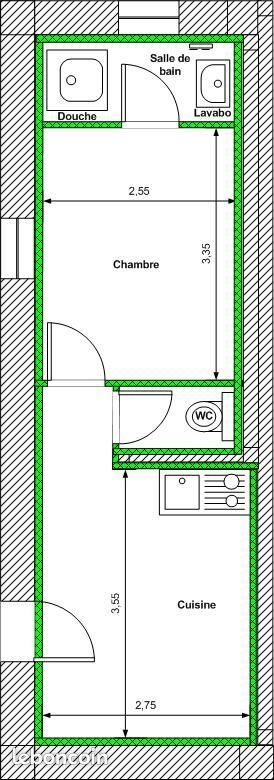 Appartement à louer, 25m², Pontivy