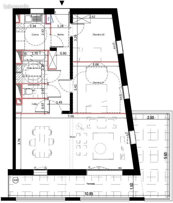 Appartement à vendre, 72m², Lille