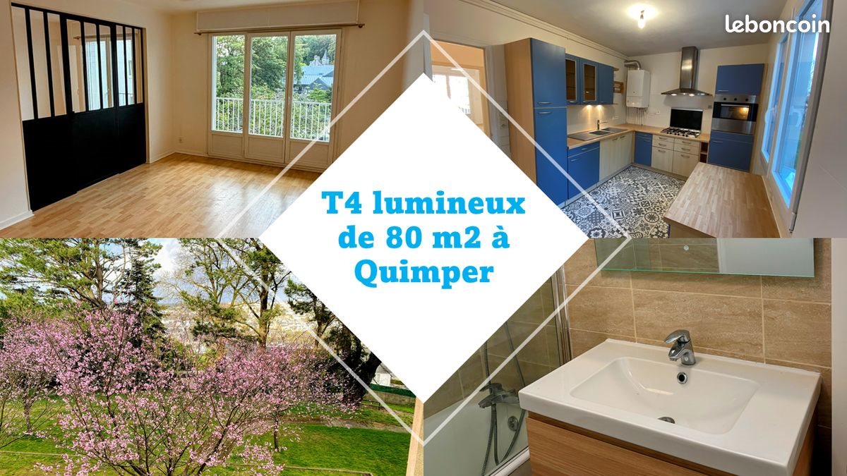 Appartement à louer, 80m², Quimper