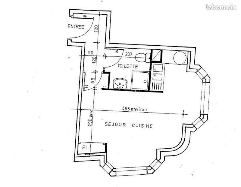 Appartement à louer, 24m², Nantes