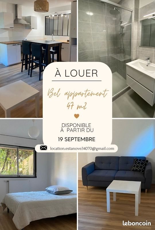 Appartement à louer, 47m², Montpellier