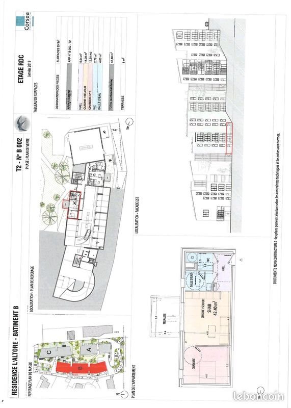 Appartement à vendre, 42m², Ajaccio