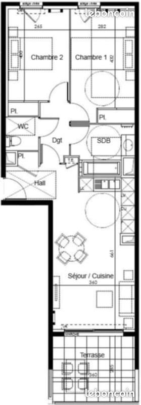 Appartement à louer, 62m², Montpellier