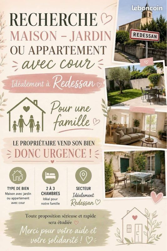 Maison à louer, 70m², Redessan