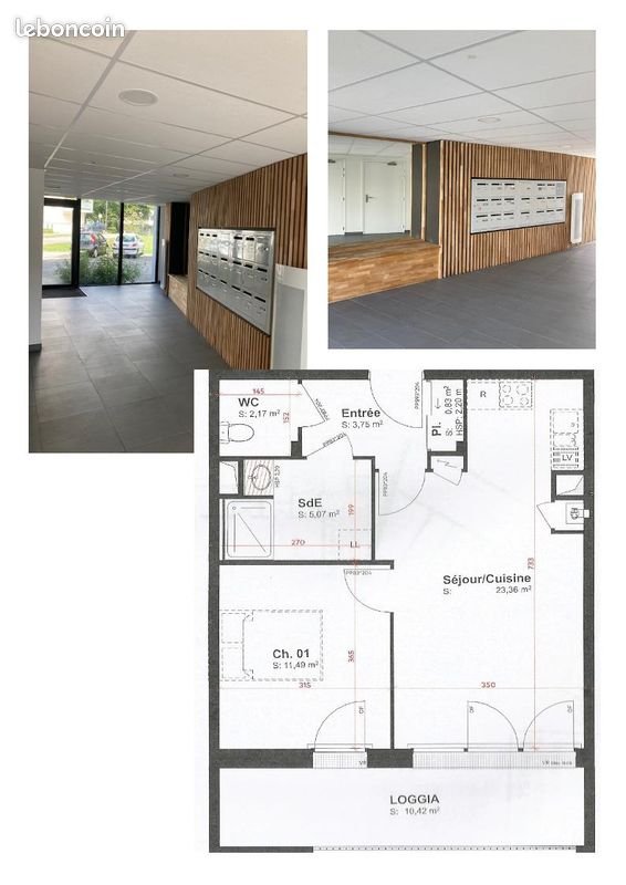 Appartement à louer, 47m², Lorient