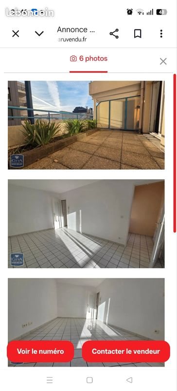 Appartement à louer, 24m², Clermont-Ferrand