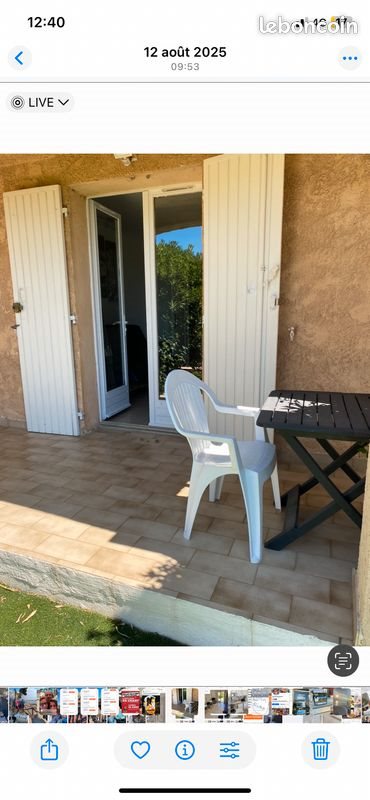 Appartement à louer, 22m², Sausset-les-Pins
