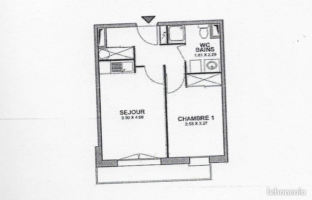 Appartement à louer, 37m², Le Havre