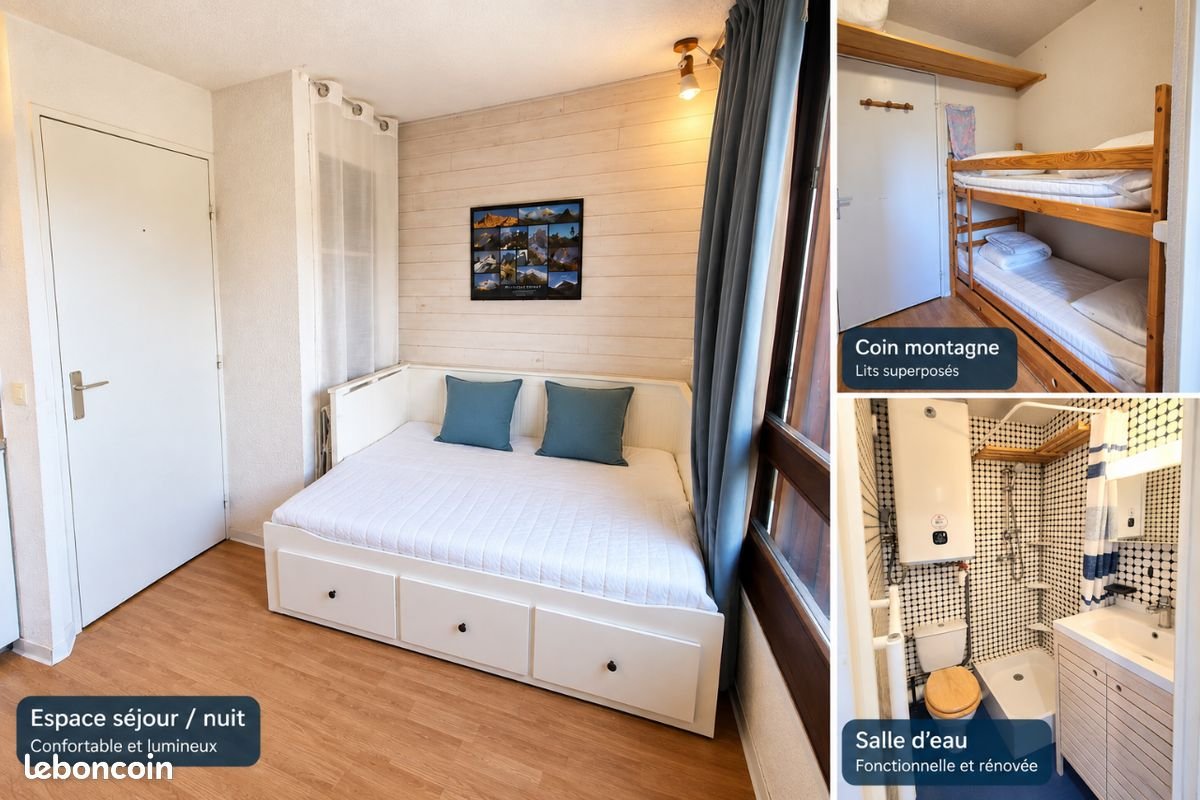 Appartement à vendre, 18m², Uvernet-Fours (Pra-Loup)