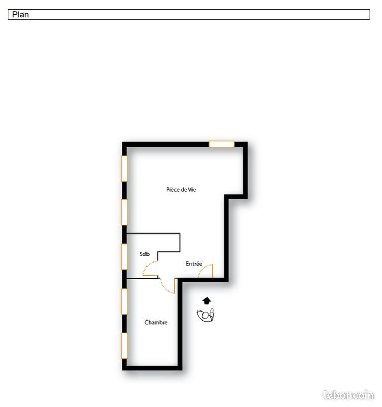 Appartement à louer, 38m², Comines