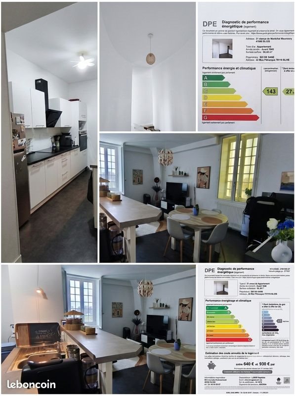 Appartement à louer, 51m², Blois