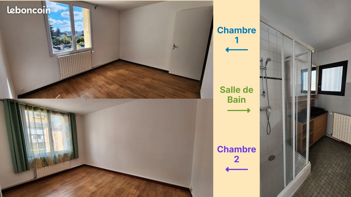 Appartement à louer, 58m², Nantes