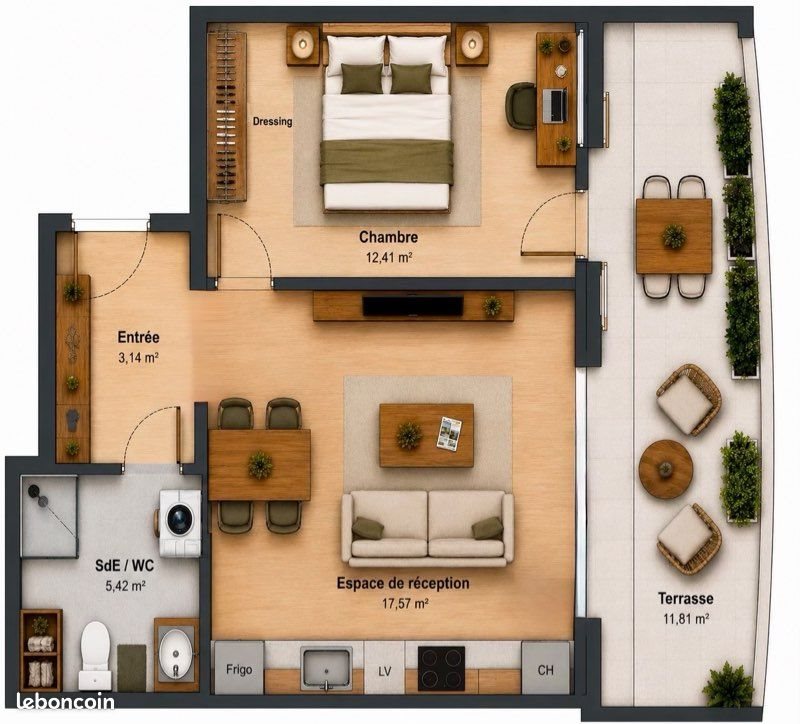 Appartement à vendre, 38m², Rambouillet