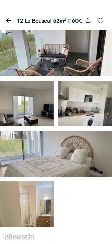 Appartement à louer, 52m², Le Bouscat