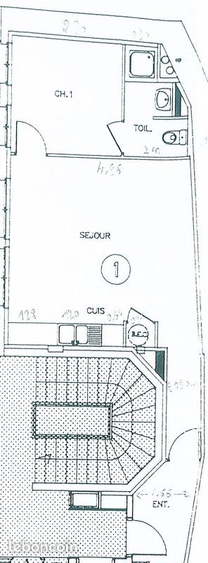 Appartement à louer, 45m², Angers