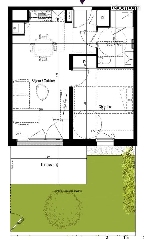 Appartement à louer, 41m², Saint-Nazaire