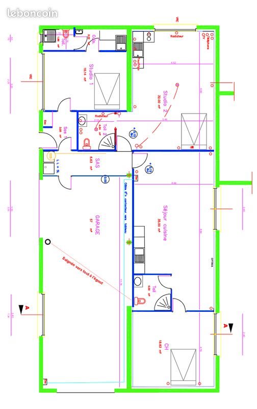 Appartement à vendre, 182m², Carantec