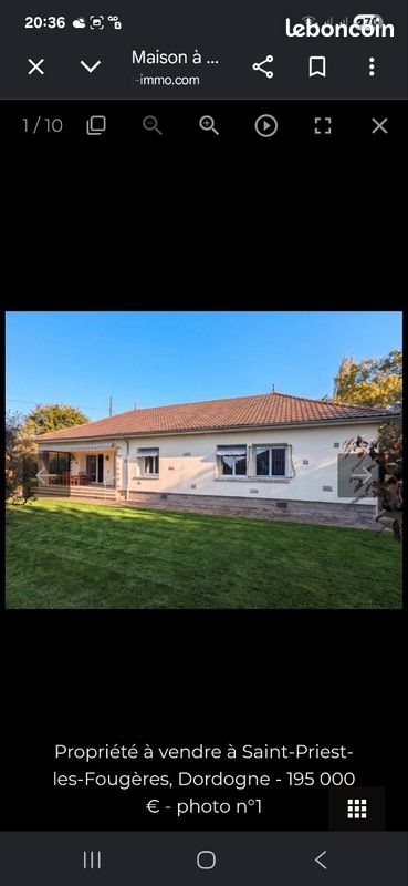 Maison à vendre, 180m², Saint-Priest-les-Fougères