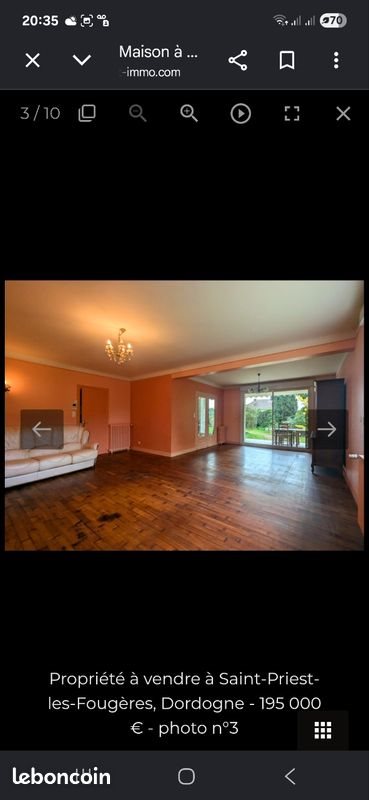 Maison à vendre, 180m², Saint-Priest-les-Fougères