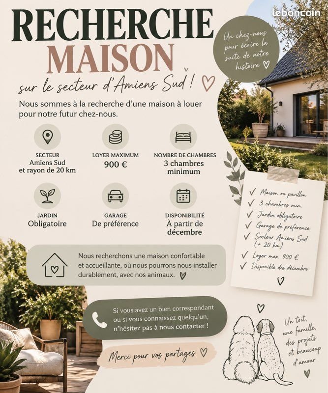 Maison à louer, 100m², Dury