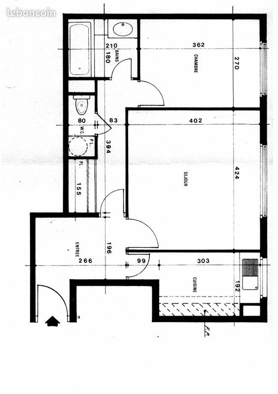 Appartement à louer, 50m², Vanves