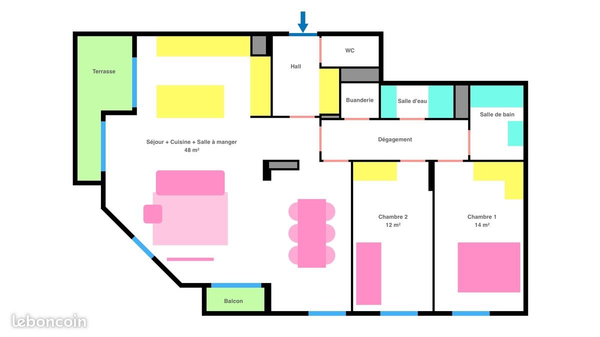 Appartement à vendre, 95m², Lyon 6ème