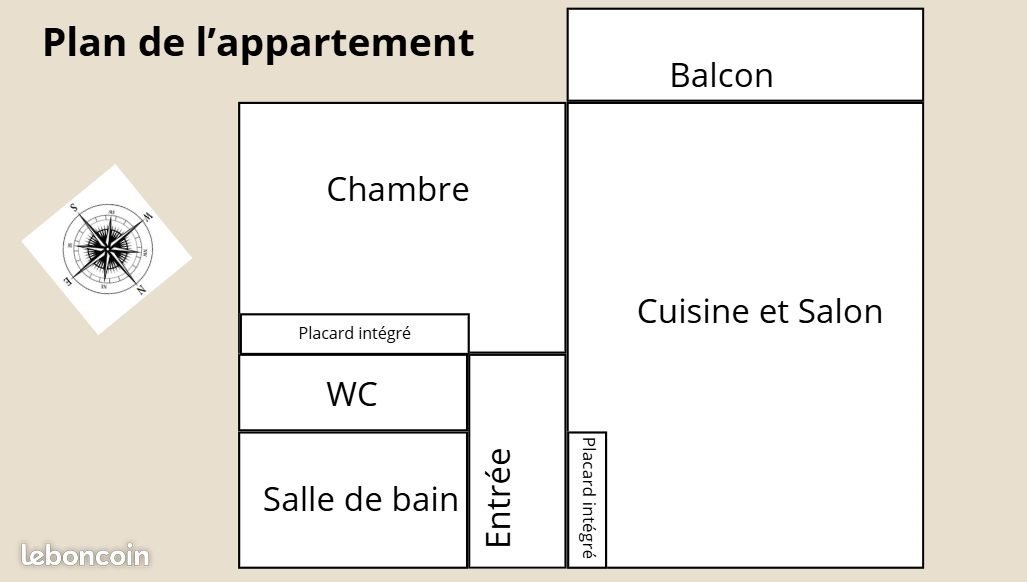 Appartement à louer, 41m², Perpignan