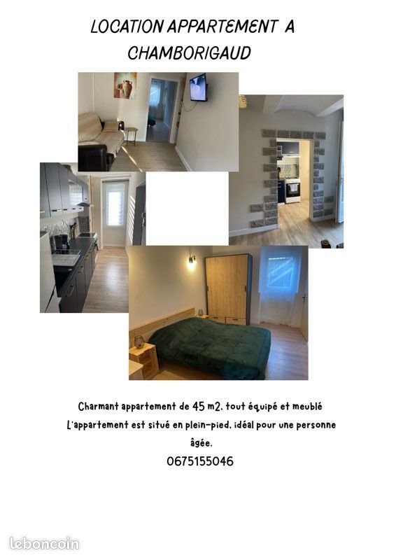 Appartement à louer, 45m², Chamborigaud