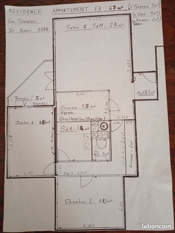 Appartement à vendre, 66m², Montpellier
